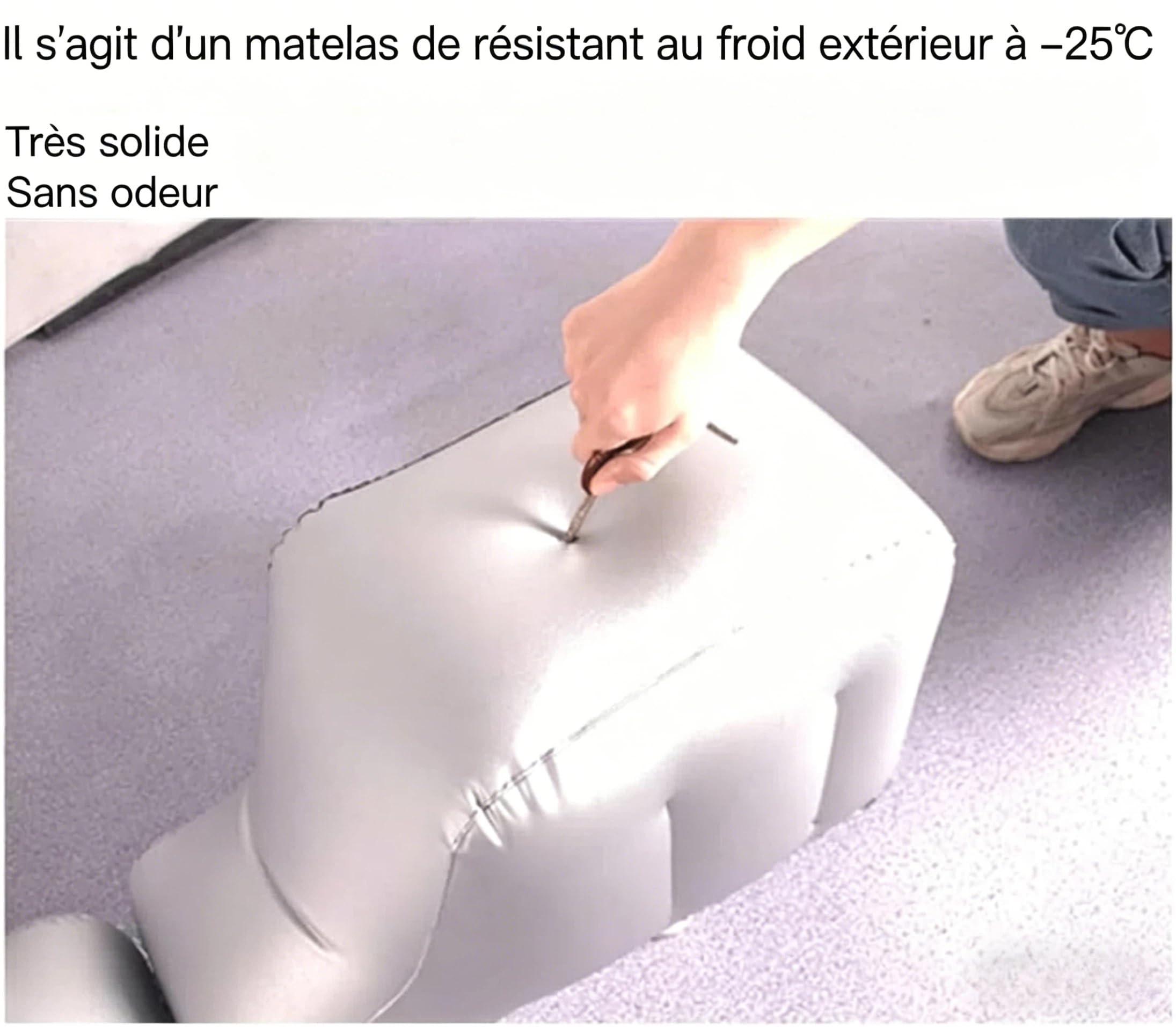 Matelas Gonflable de Voiture SUV Camping avec Pompe à Air Lit Gonflable pour Le siège arrière de Auto