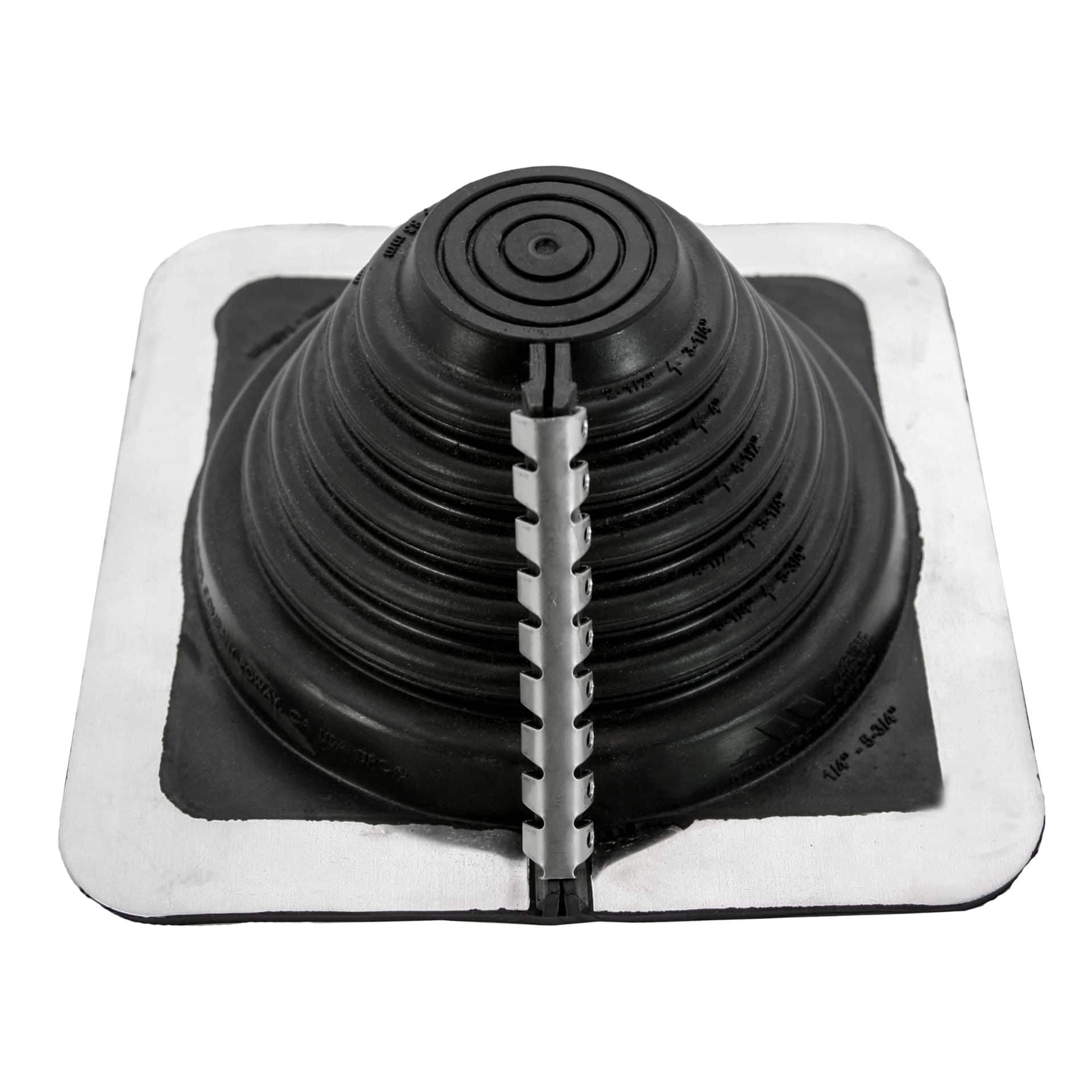 MASTER FLASH Multi 3 Flexible Roof Flashing EPDM, Roof Boot, Sealing Waterproof Protection for Chimneys, Pipes, Cables, and Panels Extreme Roof Flashing, Roof Boot, 0"-5-3/4" (0-146 mm)