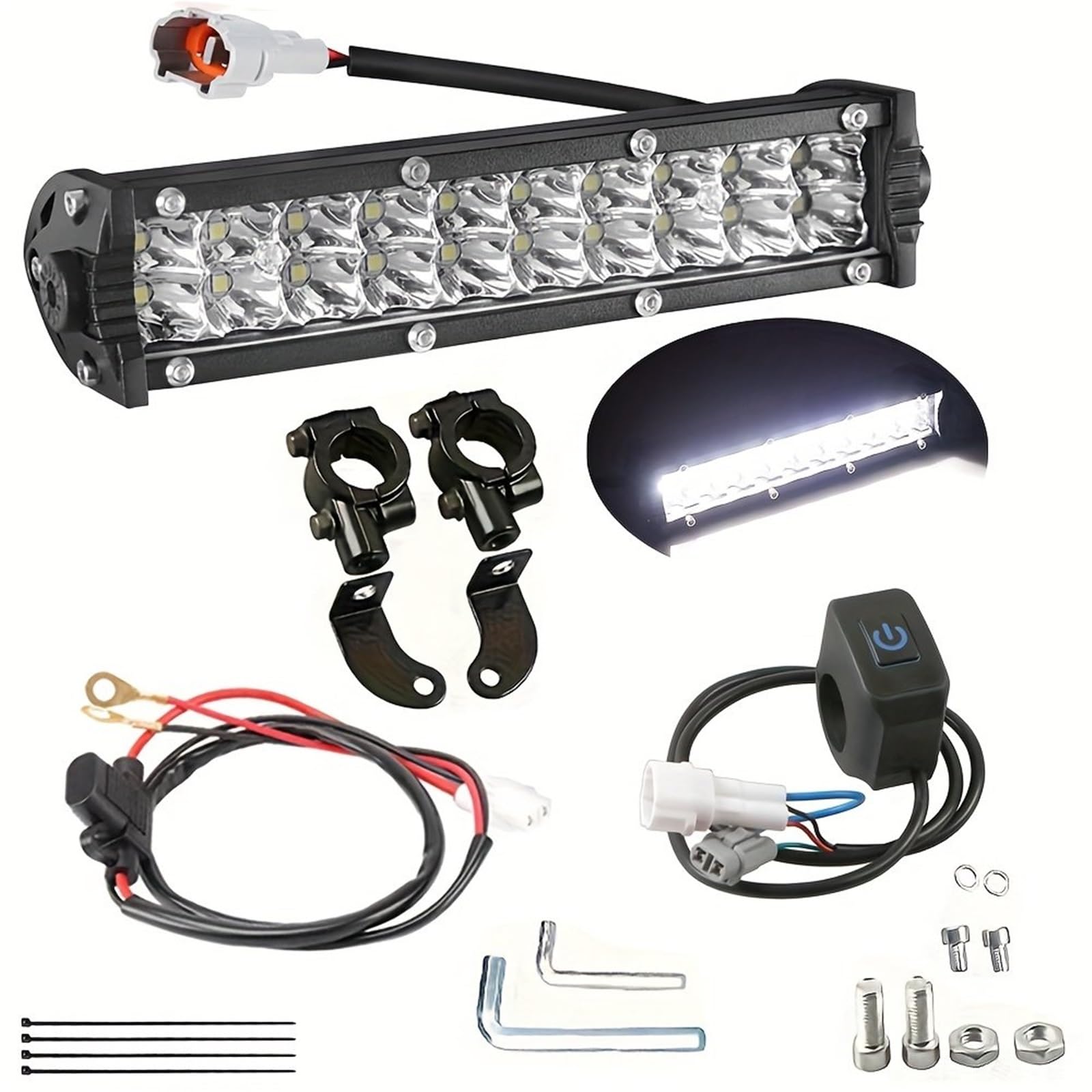 LED Fendinebbia Illuminazione Barra Luminosa Fari LED Faro Moto