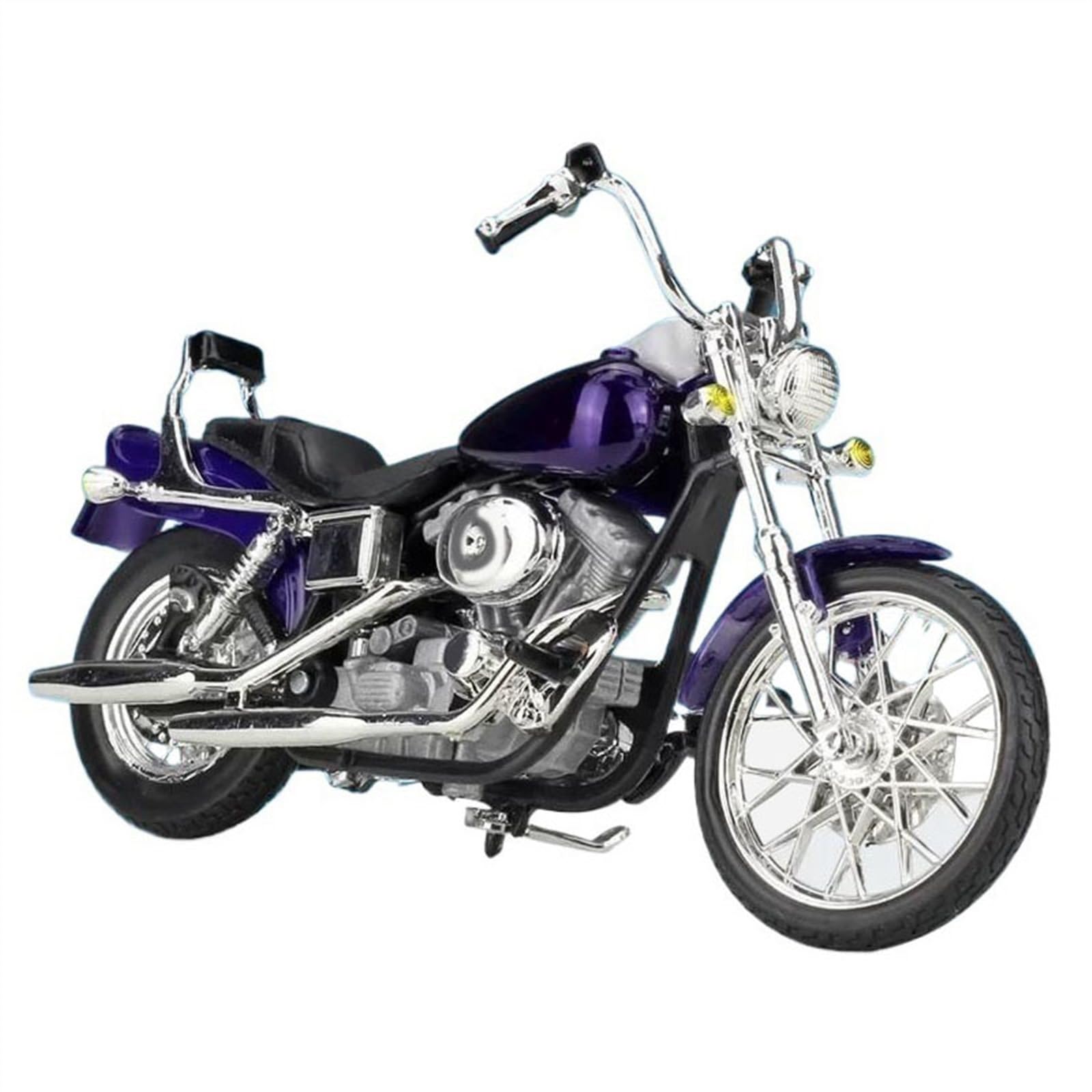 SEYXF Motorbike Toy for Harley for Dyna Wide Glide FXDWG 2001 1:18 Simulation Alloy Motorcycle Model Toy Birthday Ornaments Gifts