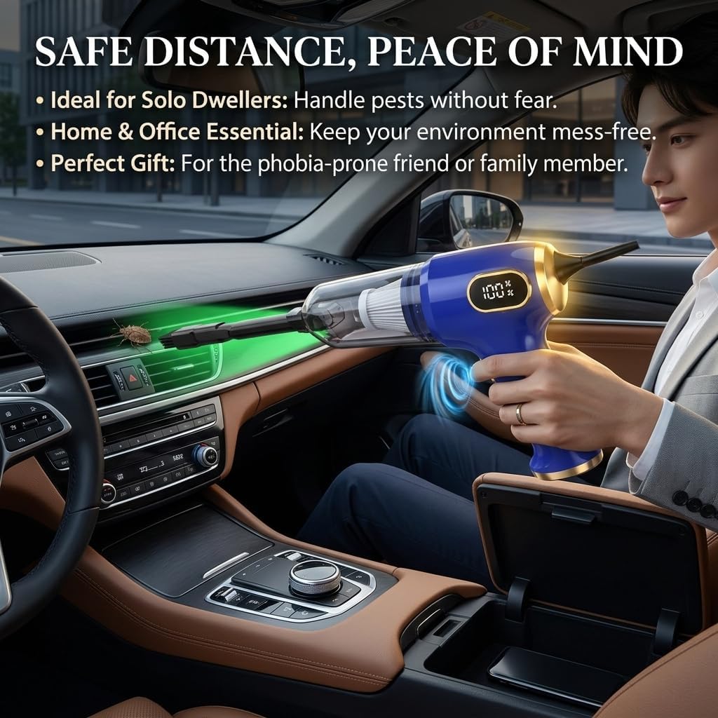 2026 Bug Catcher Vacuum Indoor,Bug Vacuum for Garden with Strong Suction photo 9