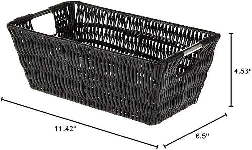 Miniatura 7 de Whitmor Rattique - Bolsa para estante, tamaño pequeño