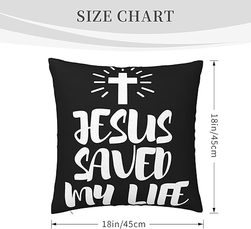 Miniatura 9 de Trewrdt Jesús salvó mi vida almohadas Jesucristo almohadas religiosas cristianas almohadas I Love God Faith fundas de almohada Dios bendecido fundas