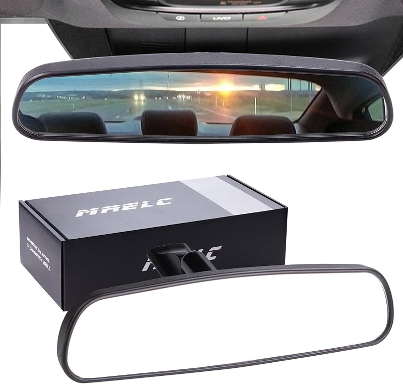 Espelho retrovisor interno MRELC dia/noite para Honda Civic, Accord, Odyssey, Pilot, Insight, CR-Z e Acura – 1 unidade
