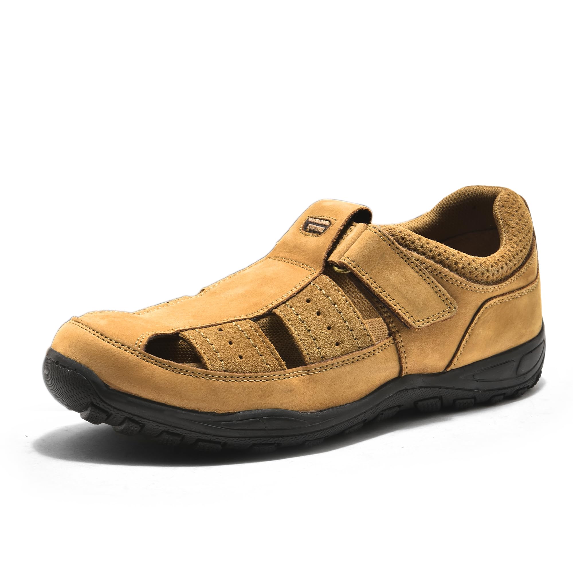 Men's Camel Leather Sandal-11 UK (45EURO) (GD 3458119)-image-28