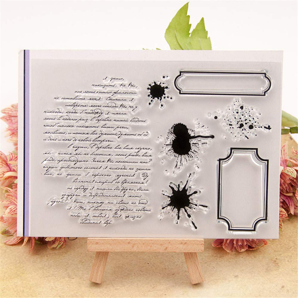 Alinacutle August Nuovo timbro trasparente per scrapbooking