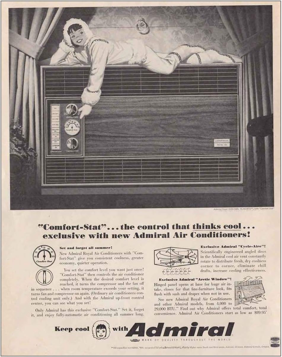 RelicPaper 1966 Admiral Air Conditioner Comfort Stat