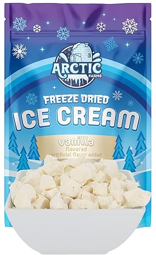 Miniatura 162 de Arctic Farms Brocas de helado liofilizadas empaquetadas y en caja, no se derrite (mezcla napolitana, 2.5 onzas)