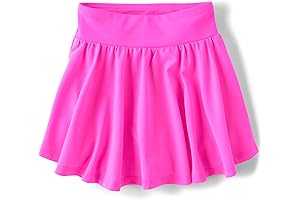 Girls' Active Pull-on Stretchy Waistband Flowy Skort