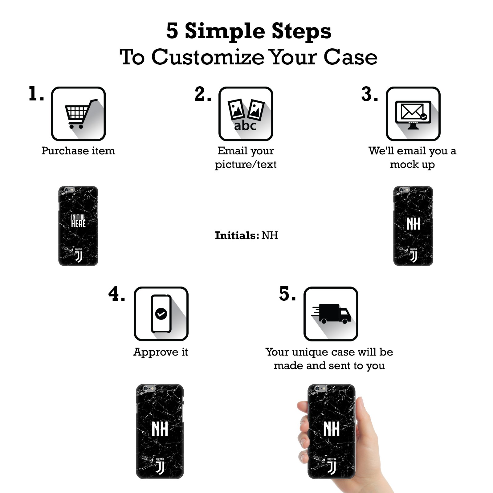 Head Case Designs Officially Licensed Custom Customized Personalized Juventus Football Club Plain Crest Graphics Leather Book Wallet Case Cover Compatible with Nothing Phone (2a)