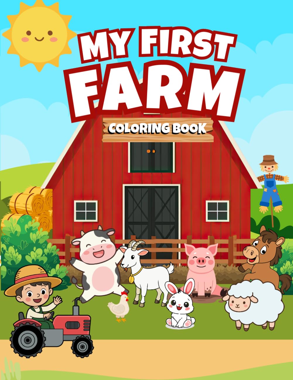 My First Farm Coloring Book