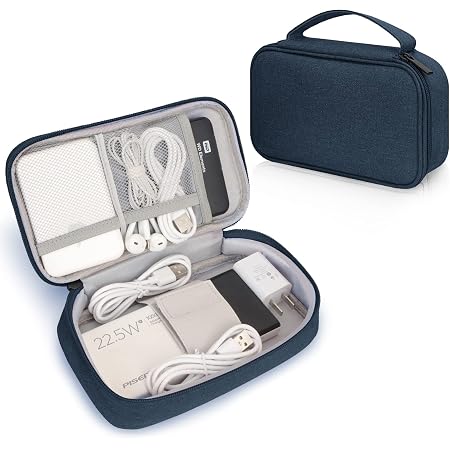 Handgefertigt Leder Kabel Kabelorganizer: Tech Zubehör Reisetasche