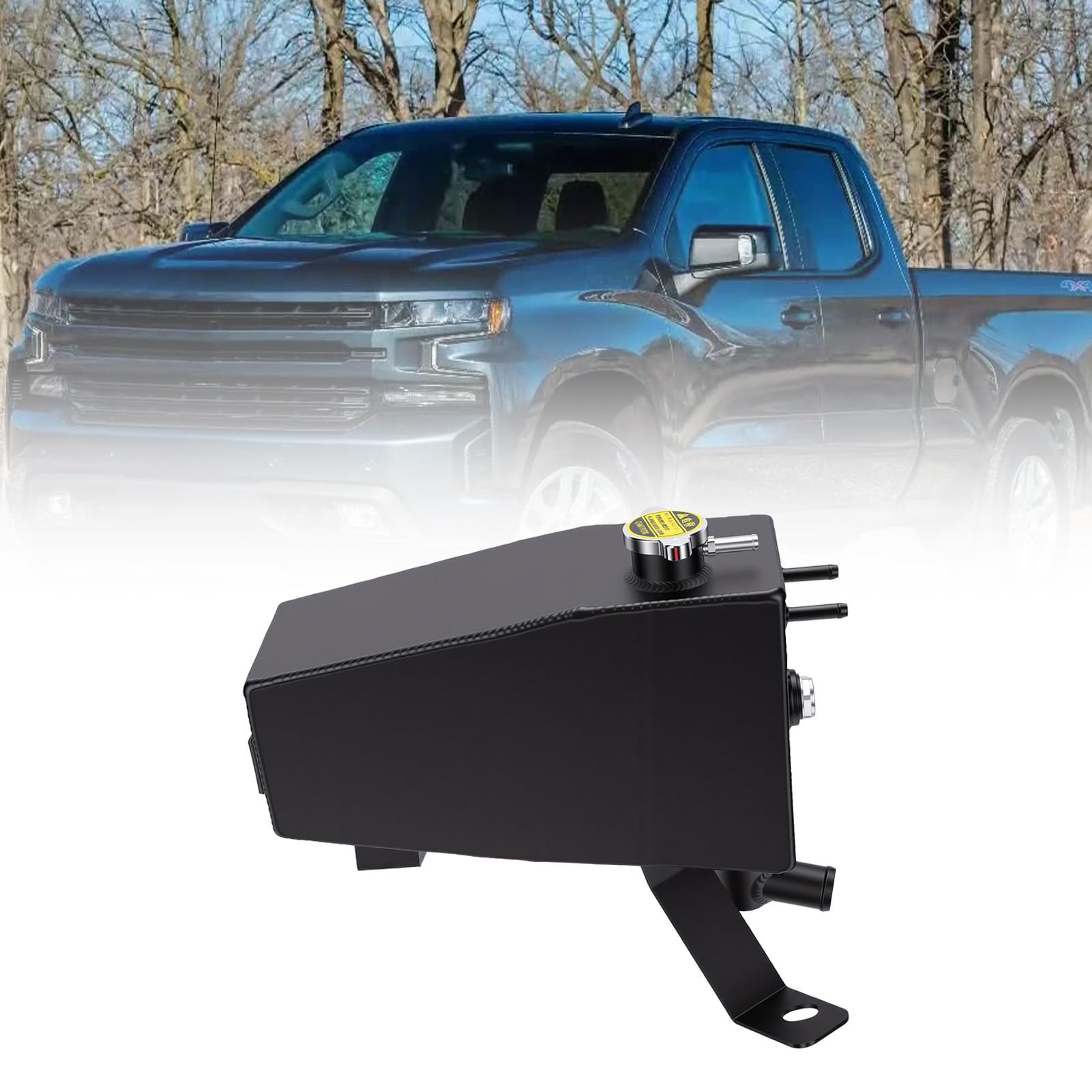 aqxreight Zbiornik Płynu Chłodzącego Stop Aluminium Silverado 1500 2500HD