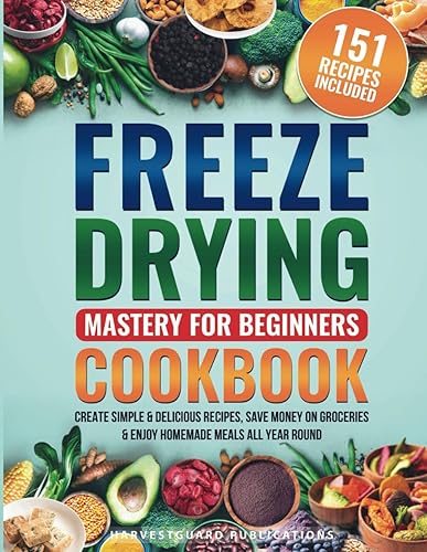 Freeze Drying Mastery For Beginners Cookbook: Create Simple and Delicious Recipes, Save Money on Groceries and Enjoy Homemade Meals All Year Round