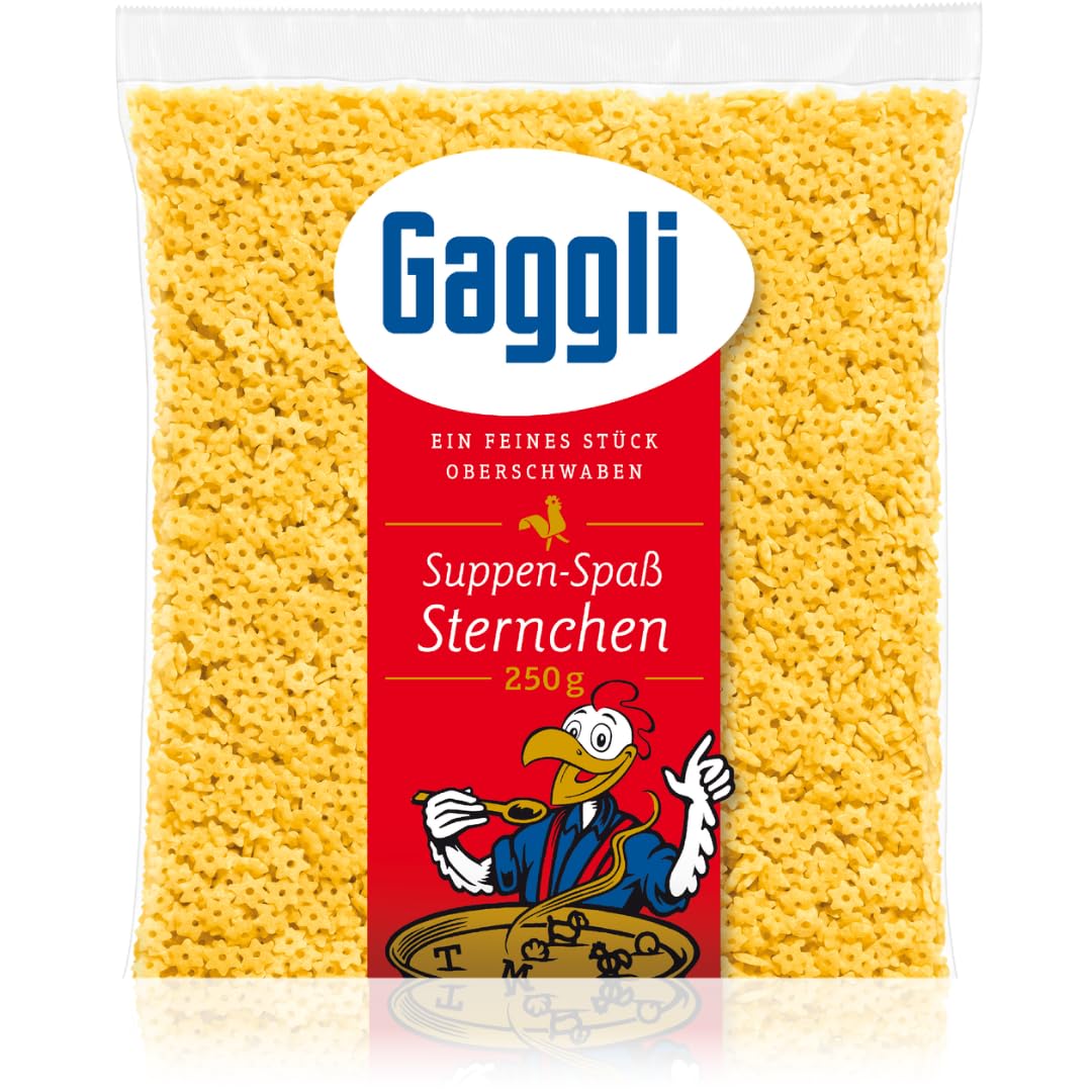 Gaggli Sternchen Nudeln pasta nudeln 250 gramm x 12 Stück