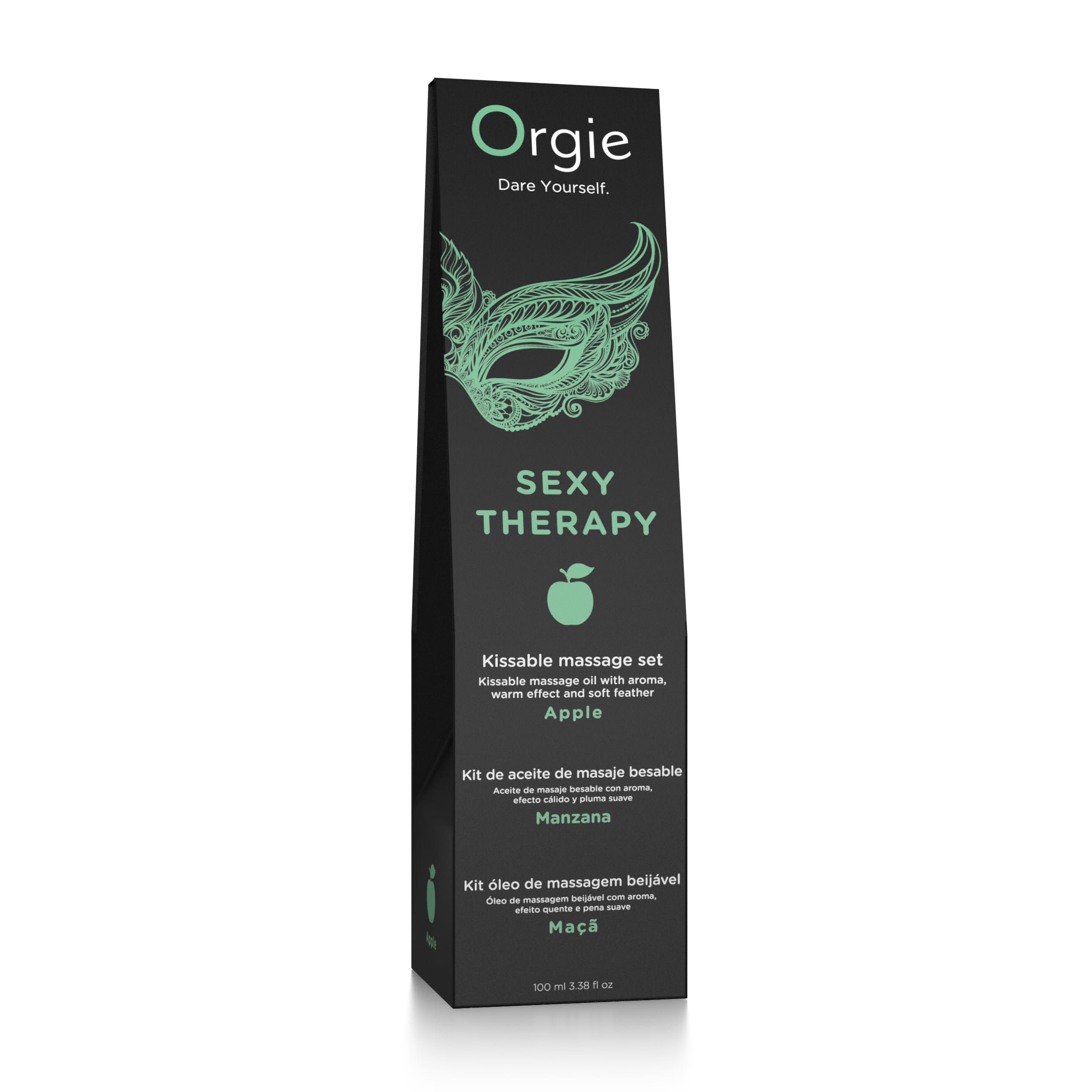 Orgie Aceite de Masaje Besable | Sexy Therapy Apple | Set 100ml con Pluma