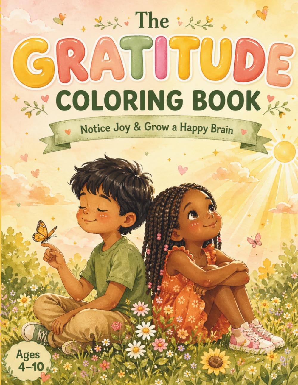 The Gratitude Coloring Book for Kids: Mindfulness Activities to Help Kids Notice Joy, Feel Thankful & Grow a Happy Brain (Big Feelings + Mindfulness Coloring Books for Kids 4-10)