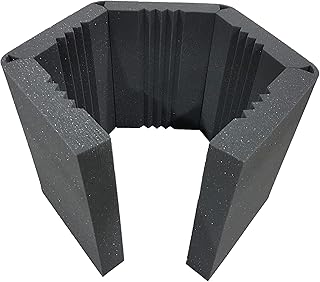 Pro-coustix flexisorb Large table top flexible portable reflection filter, microphone isolation shield acoustic screen with variable acoustic effect.