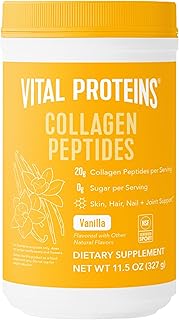 Vital Proteins Collagen Peptides Powder Vanilla - Supports Hair, Skin, N...