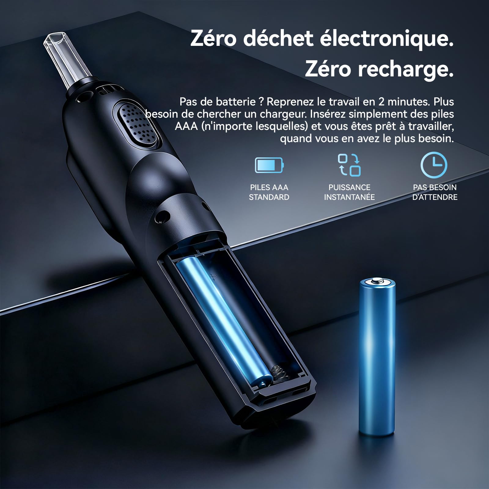 ZBK Éthylotest Professionnel - Testeur d'alcoolémie Personnel Haute précision, avec capteur Intelligent et écran rétroéclairé, analyseur d'haleine Portable