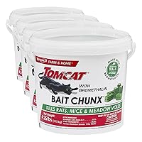 Vista 10 de Tomcat Bromethalin Place Pacs Bait, control de plagas para edificios y casas agrícolas, mata ratas y ratones
