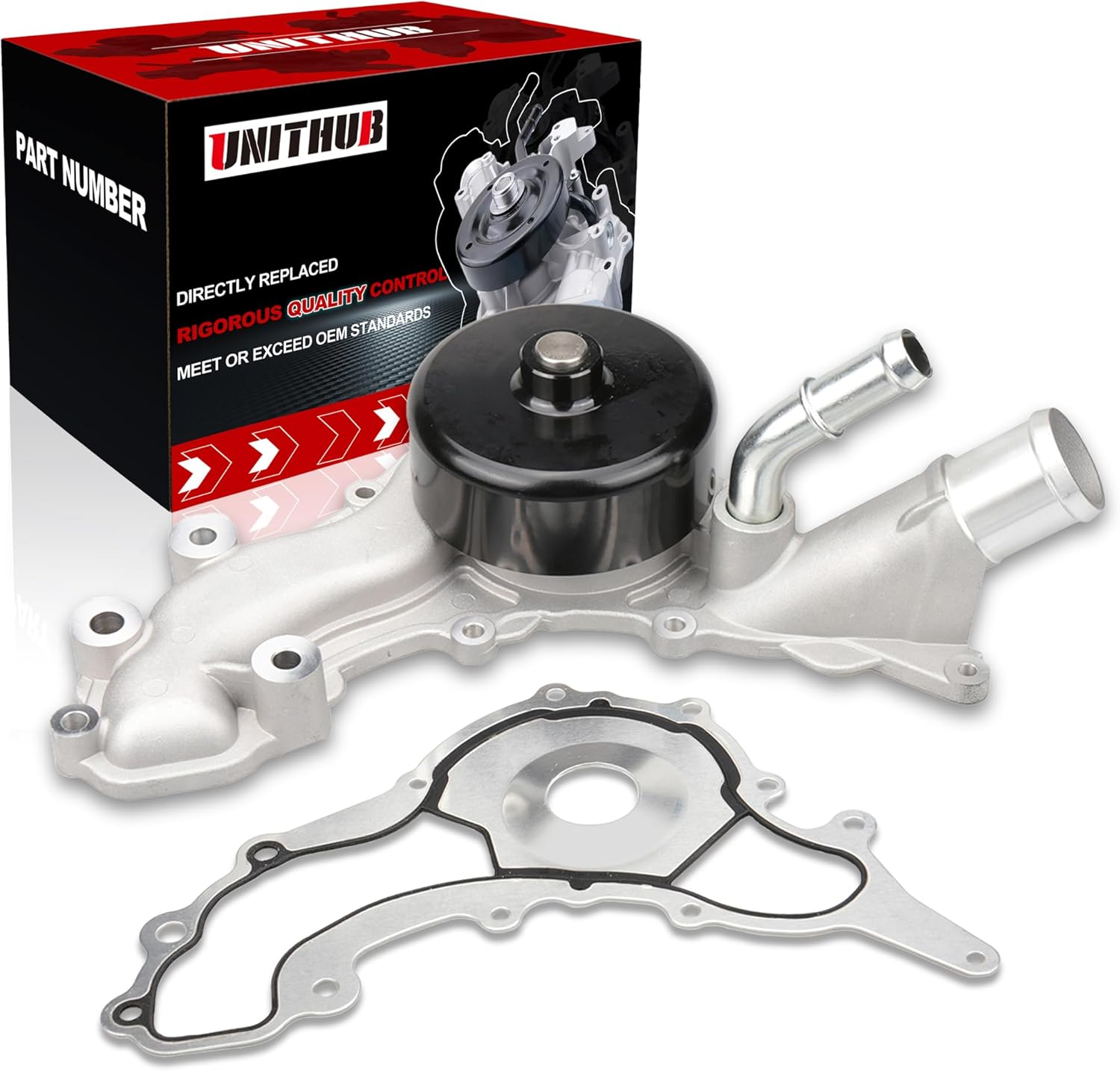 Engine Water Pump Automotive w/Gasket 1204450 252983 Compatible for Dodge Challenger Charger Durango Grand Caravan Journey Town Country Grand Cherokee 3.6L 2011-2023