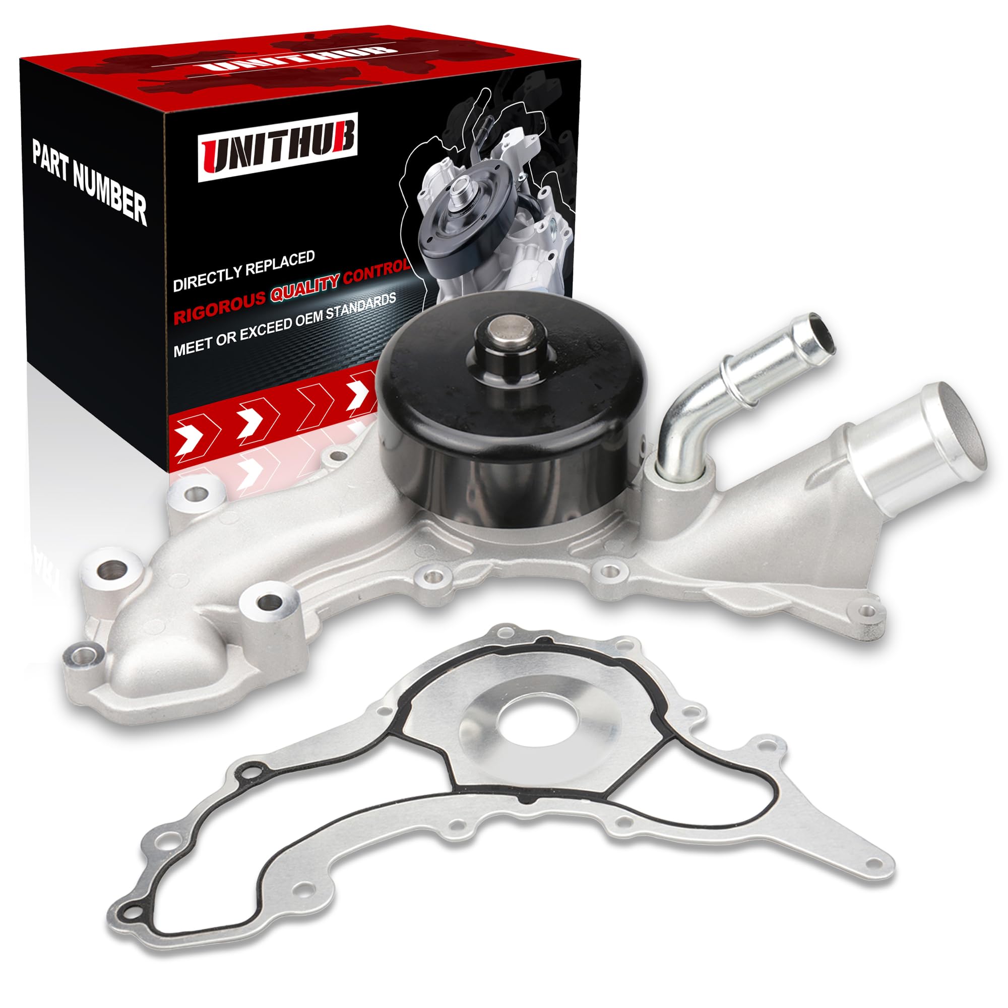 Photo 1 of UNITHUB Engine Water Pump Automotive w/Gasket 1204450 252983 Compatible for Dodge Challenger Charger Durango Grand Caravan Journey Town Country Grand Cherokee 3.6L 2011-2023