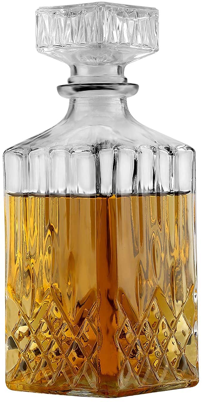 Buy Elysianstores Decanter, Liquor Decanter, LeadFree Whiskey Decanter 500ml, Glass Decanters
