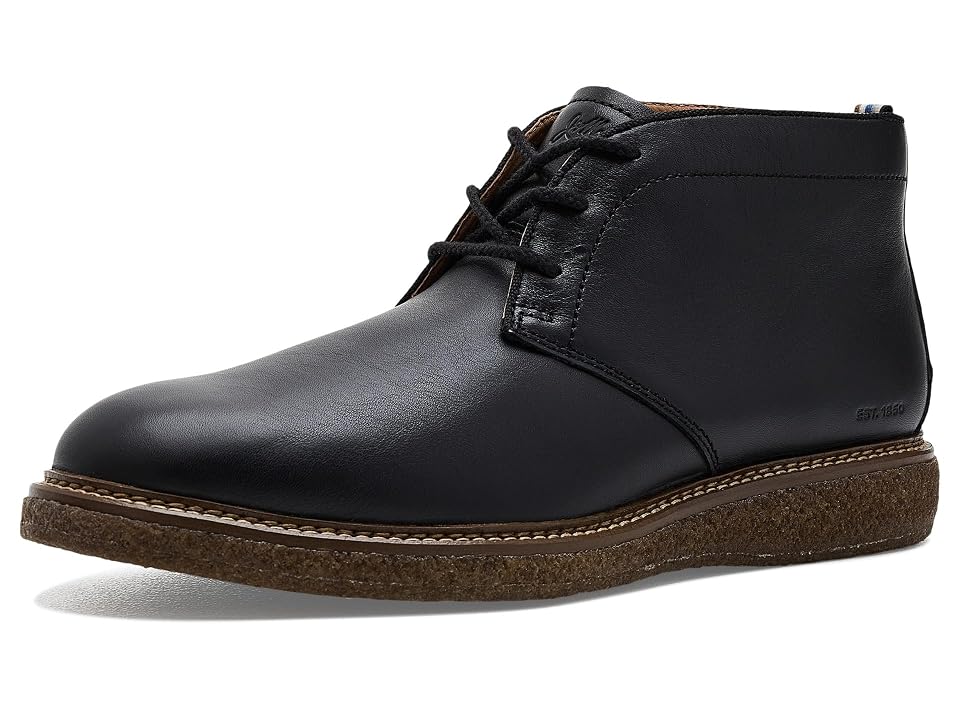 Johnston & Murphy Clint Chukka Boots Men's Boots Black Full Grain: 9.5 M (d), Leather