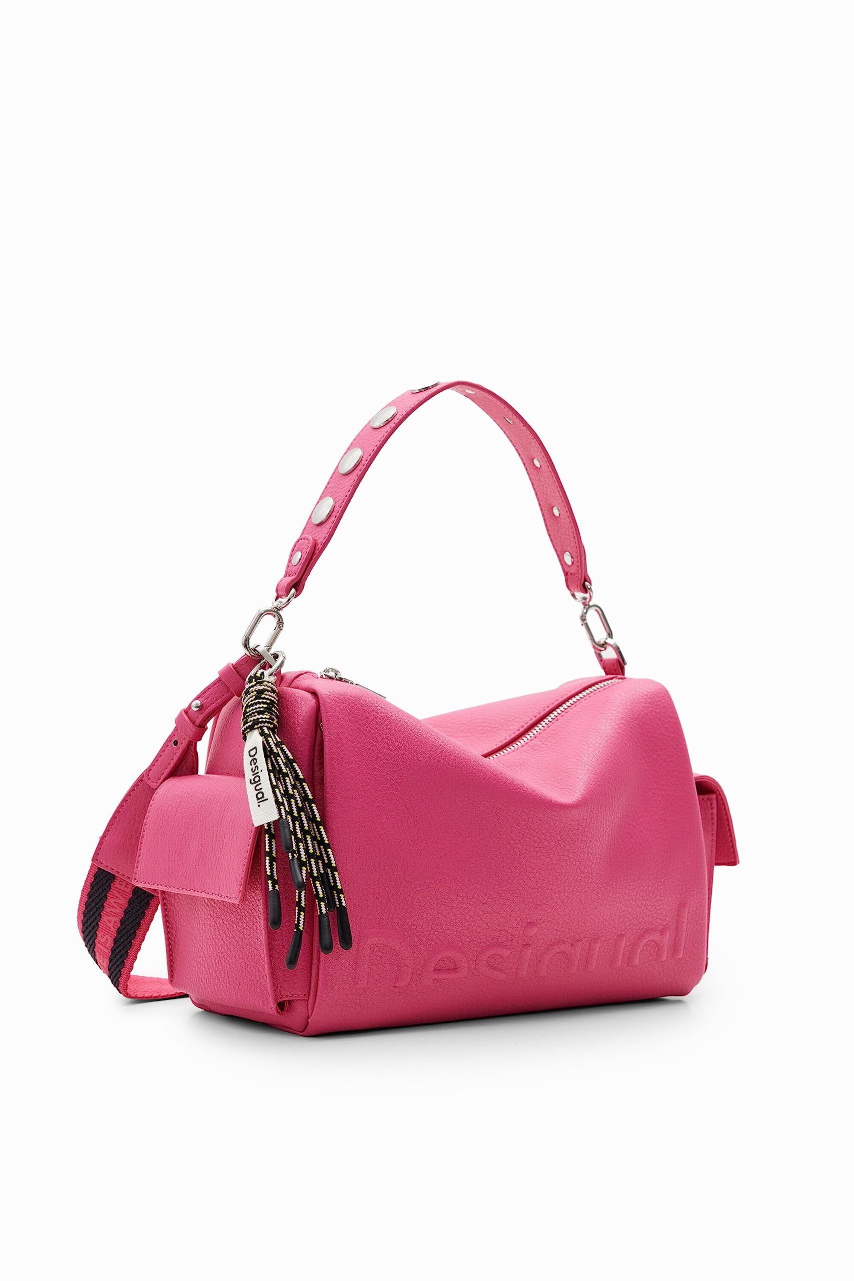 Desigual Bandolera Fucsia 23WAXP04-3002, para Mujer