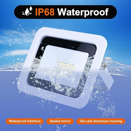 Miniatura 5 de MIWAT ultrafino al aire libre impermeable de 20W IP68 con enchufe en el cable para las luminarias LED de la pared del jardín