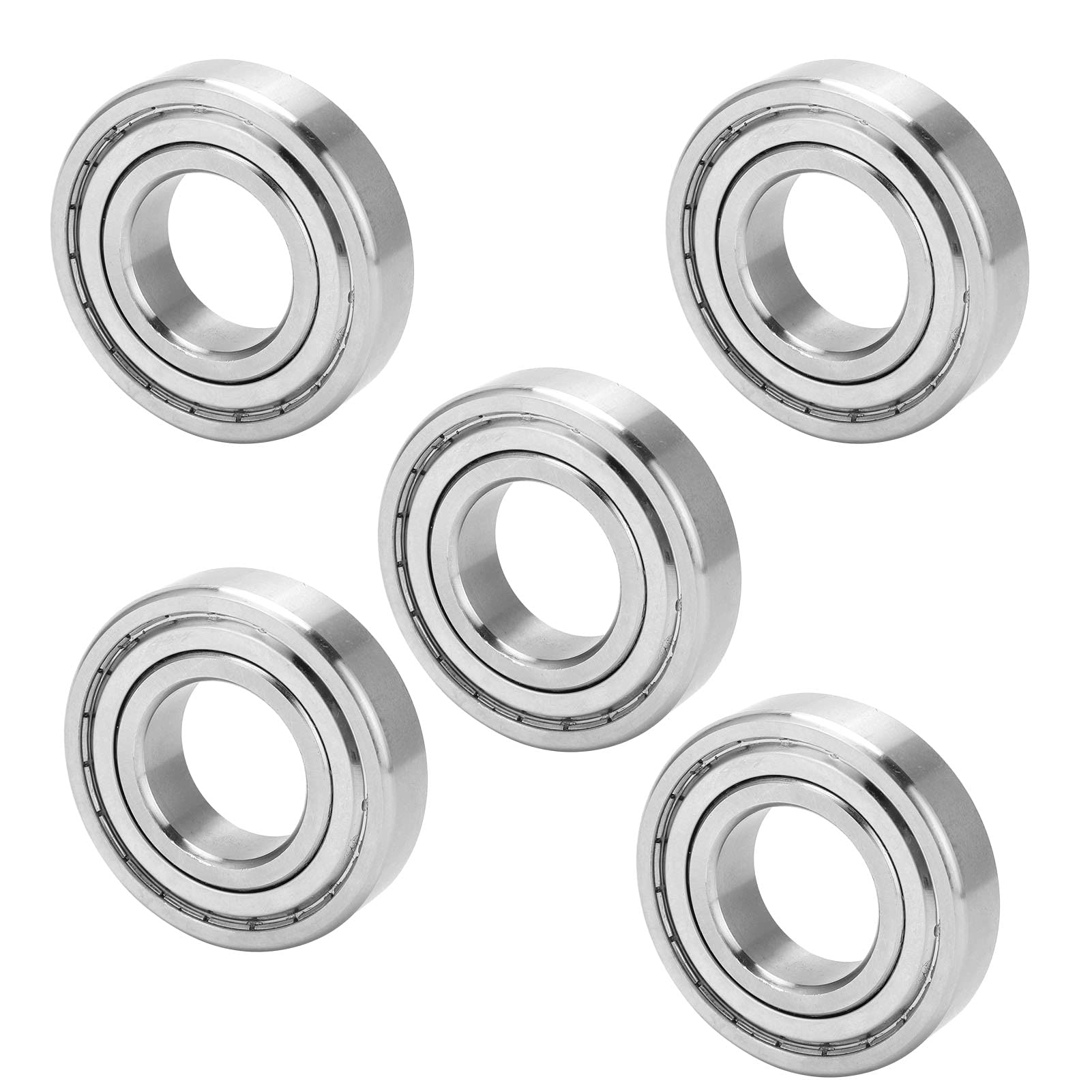 Domary Rodamientos de Bolas en Miniatura de Alta Velocidad S6207ZZ 72 Mm para Aplicaciones Maquinaria Fabricados en Acero Inoxidable 5 Piezas