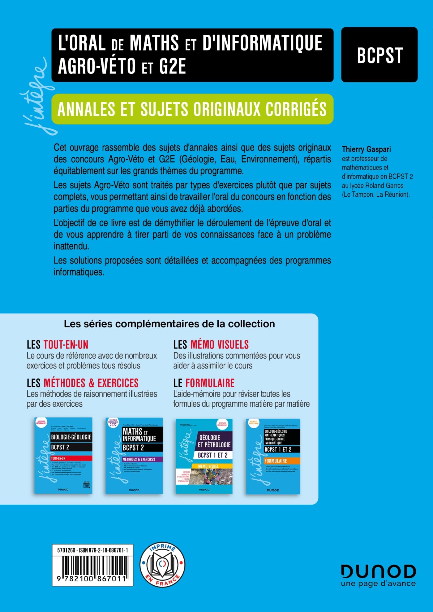 L'oral de Maths Informatique aux concours Agro-Véto et G2E: BCPST
