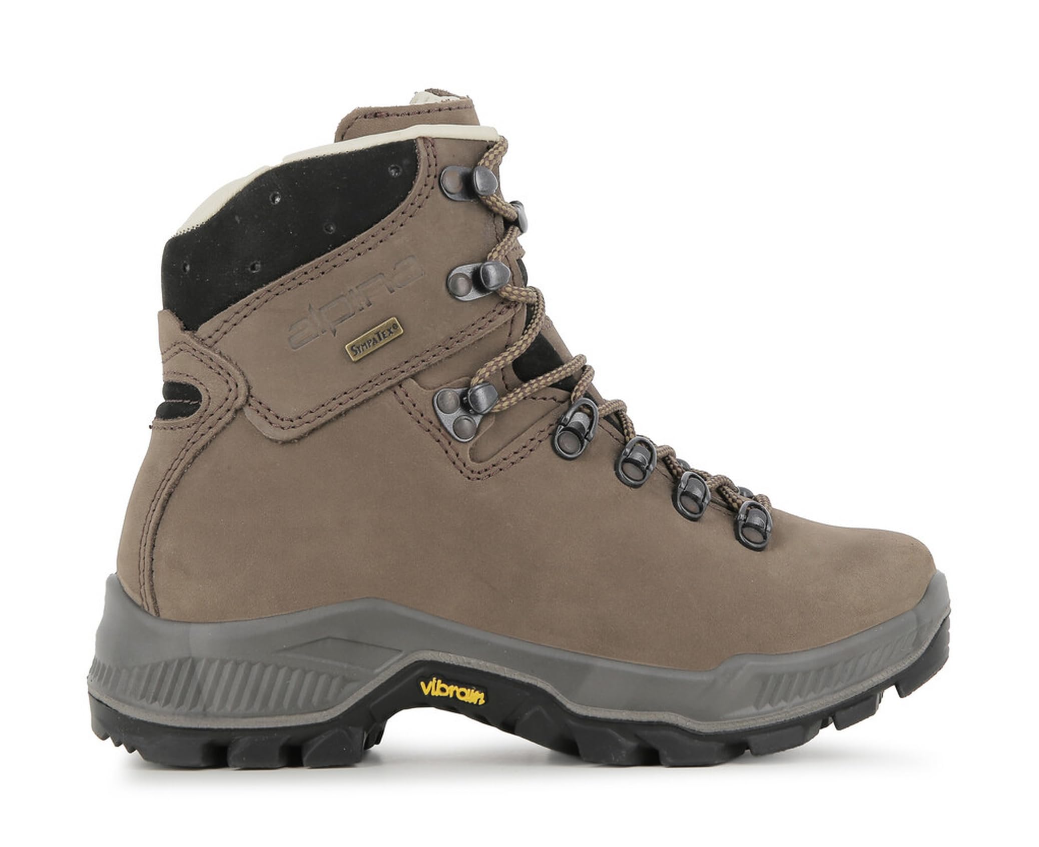 Alpina Tibet Wysokie Buty Trekkingowe Damskie Skórzane | Wodoodporne Buty Trekkingowe z Podeszwą Vibram i Membraną Sympatex