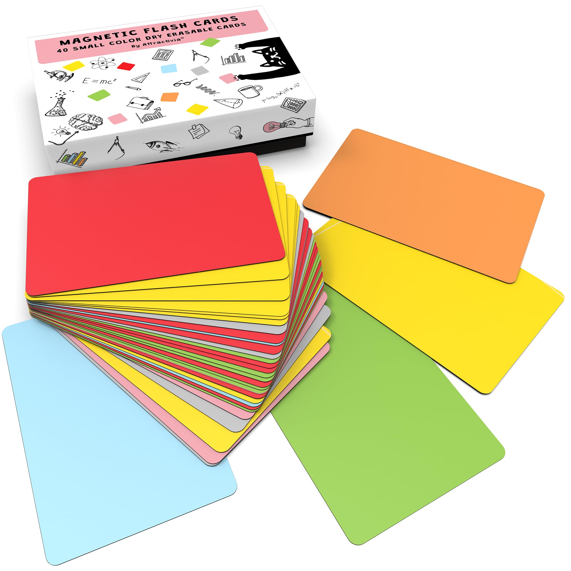 Attractivia Dry Erase Magnetic Labels 5.6 x 3.7 in, Dry Erase Magnets, 36-Pack, White Erasable Write-On All-Purpose Labels, for Office, Education, Home, Whiteboard — Amazon image 12