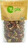 Yupik Organic Protein Boost Mix, 1kg, A Blend of Cashew, Almonds, Pumpkin Seeds, Walnuts & Cranberries, GMO Free, Gluten Free, Salt Free, Cholesterol Free, Source of Fiber & Iron