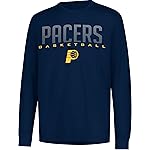 Ultra Game NBA Official Mens Super Soft Game Day Long Sleeve T-Shirt - Unisex, Indiana Pacers, Team Color, XX-Large