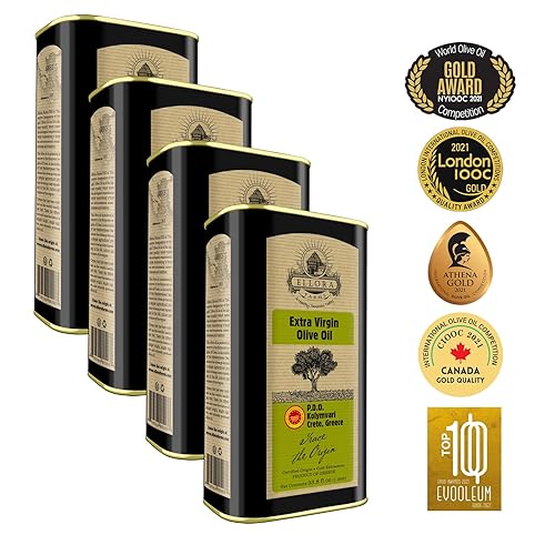 Miniatura 8 de Ellora Farms, Aceite de oliva virgen extra griego PDO, origen único, variedad única, aceite de oliva prensado en frío y rastreable, cosechado en