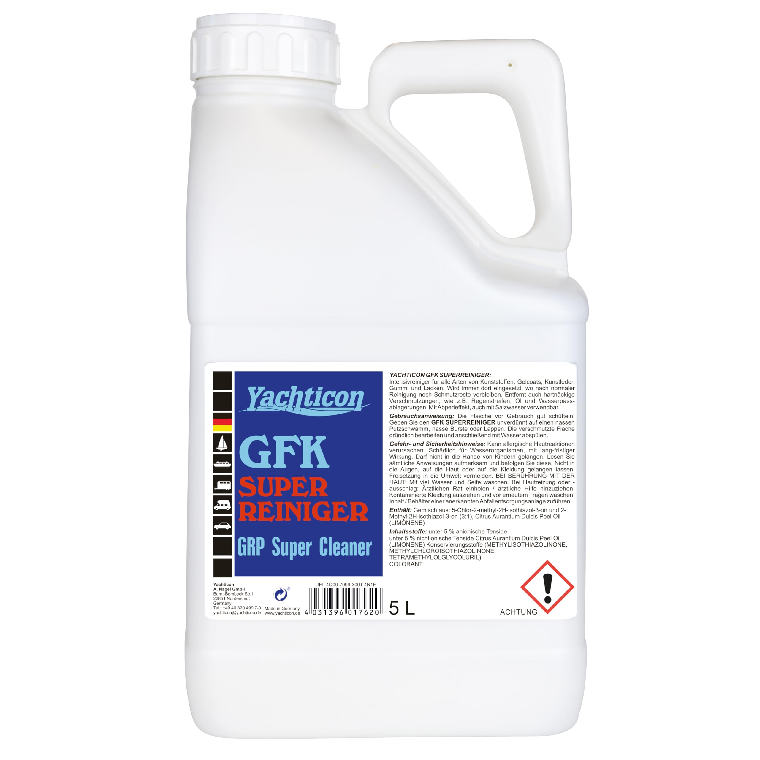 Yachticon GFK Super detergente 5 litri