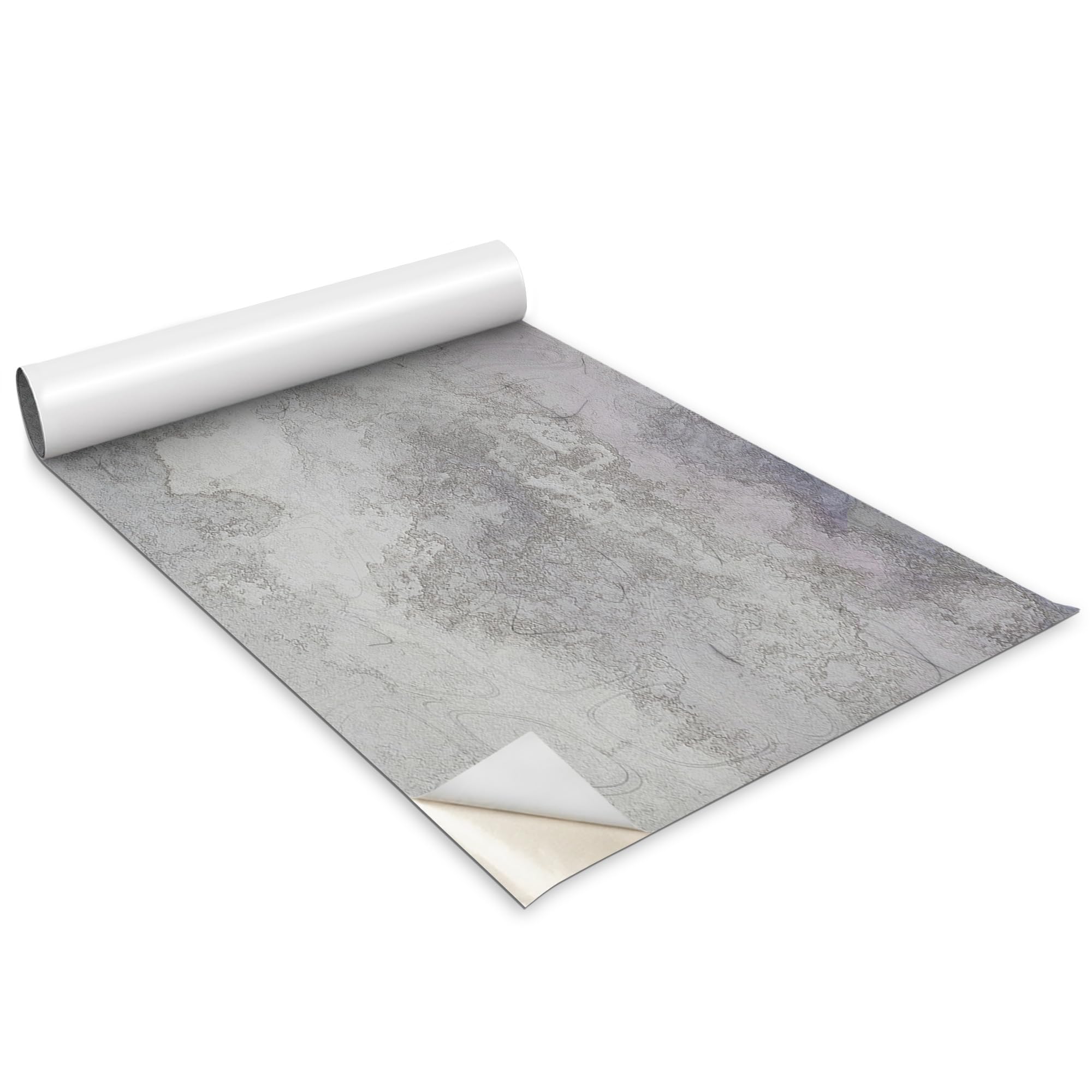 Papel Pintado Adhesivo para Muebles y Paredes Cocina Hormigón Gris 100x50 cm