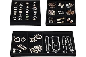 Fixwal Plastic Trays for Organizing Drawers