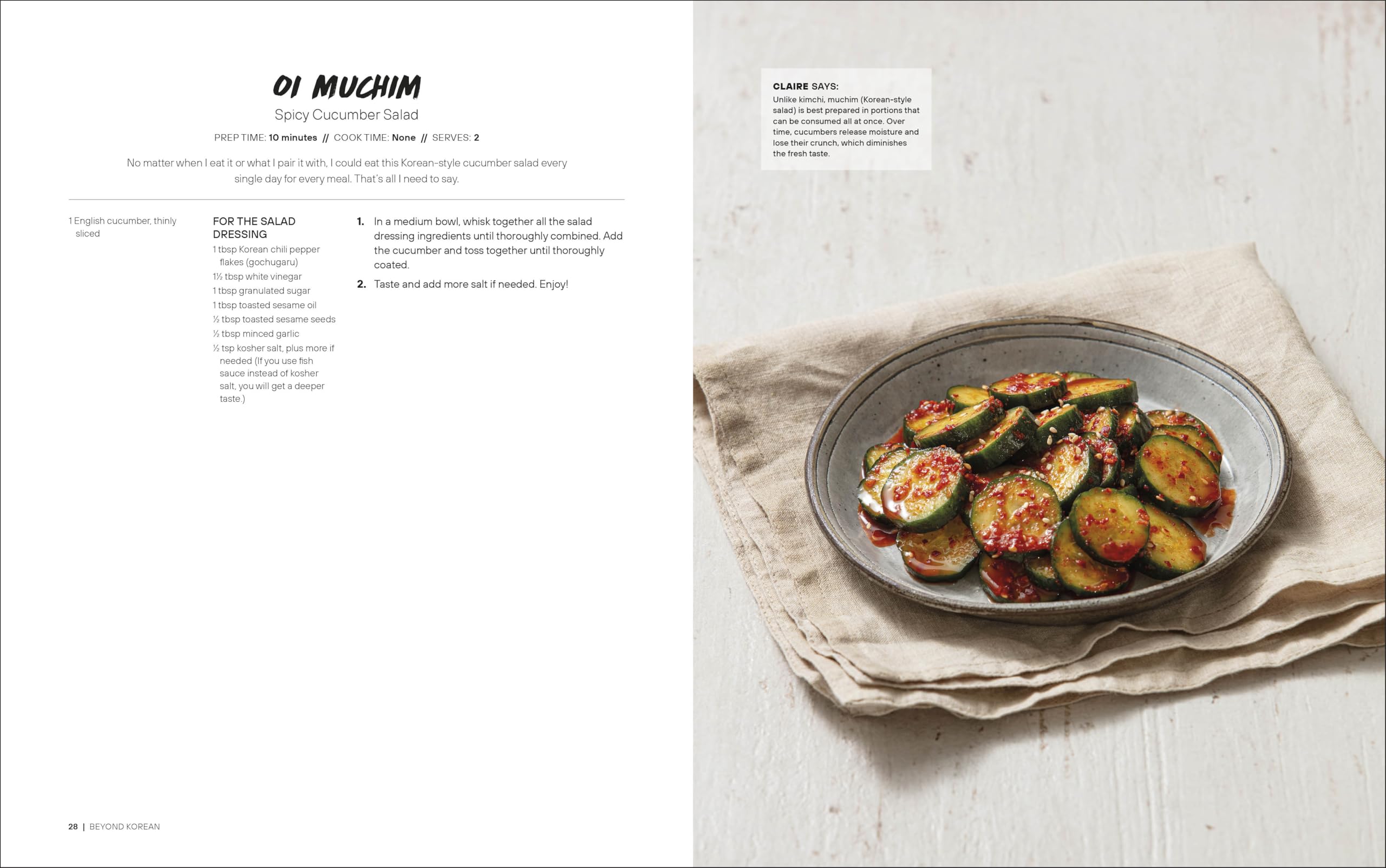 Beyond Korean: Easy Recipes for Korean, Japanese, and Chinese Favorites