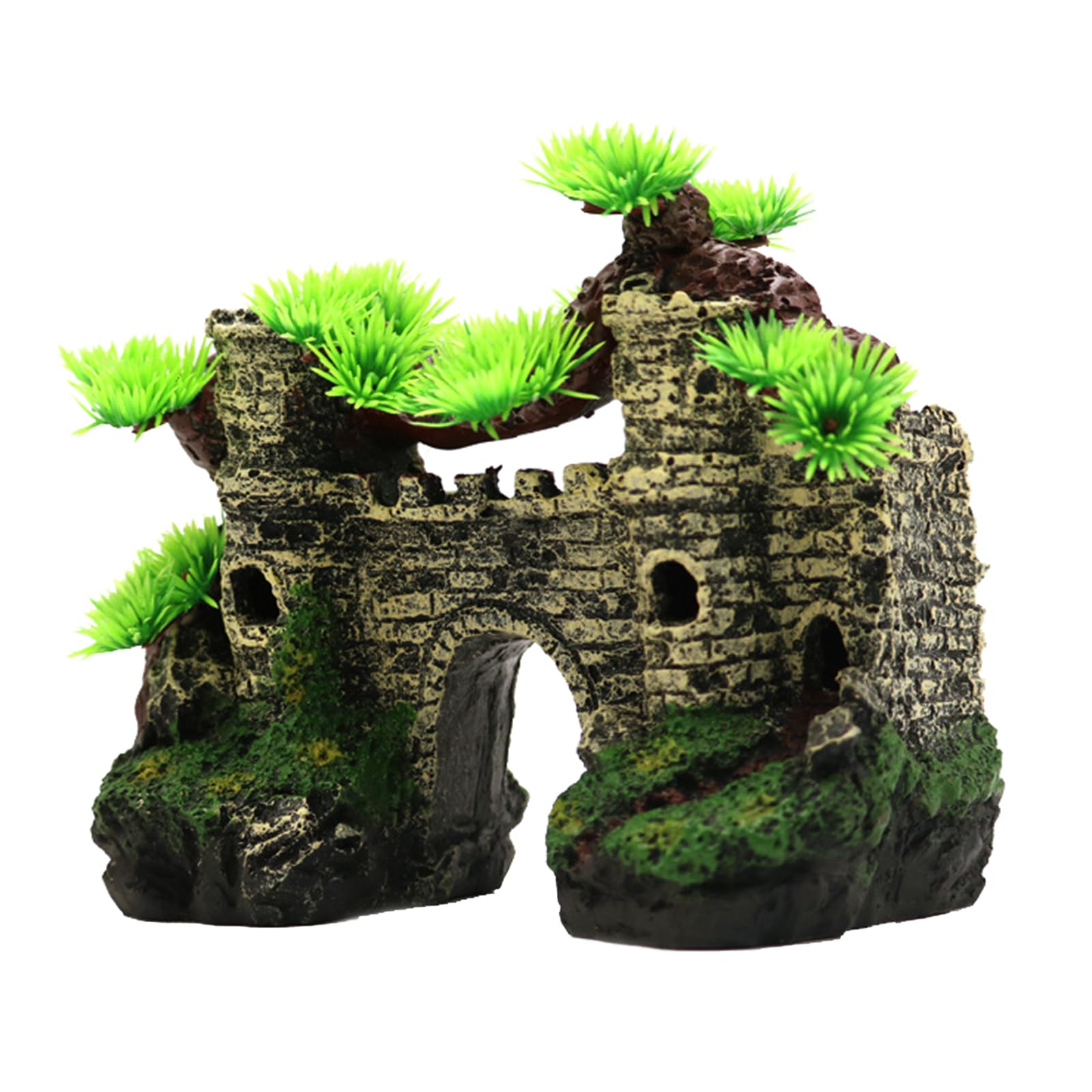 HDUBKHE Simulation Decor Simulation Landscape Decor Bonsais Size Plant for Aquarium Fish Tank Old Edges Aquarium