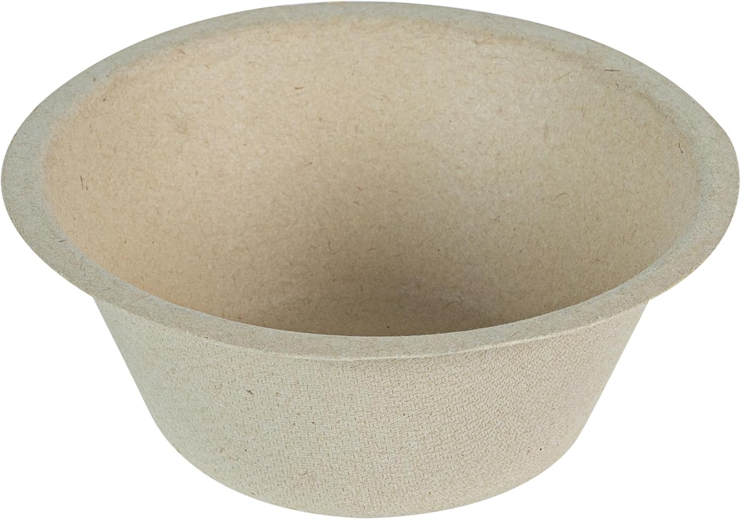 Restaurantware Pulp Tek 18 Ounce Bagasse Bowls 100 Grease Impervious Salad Bowls - Lids Sold Separately Microwavable White Bagasse Bowls Reinforced Rim Sturdy For Salads Or More