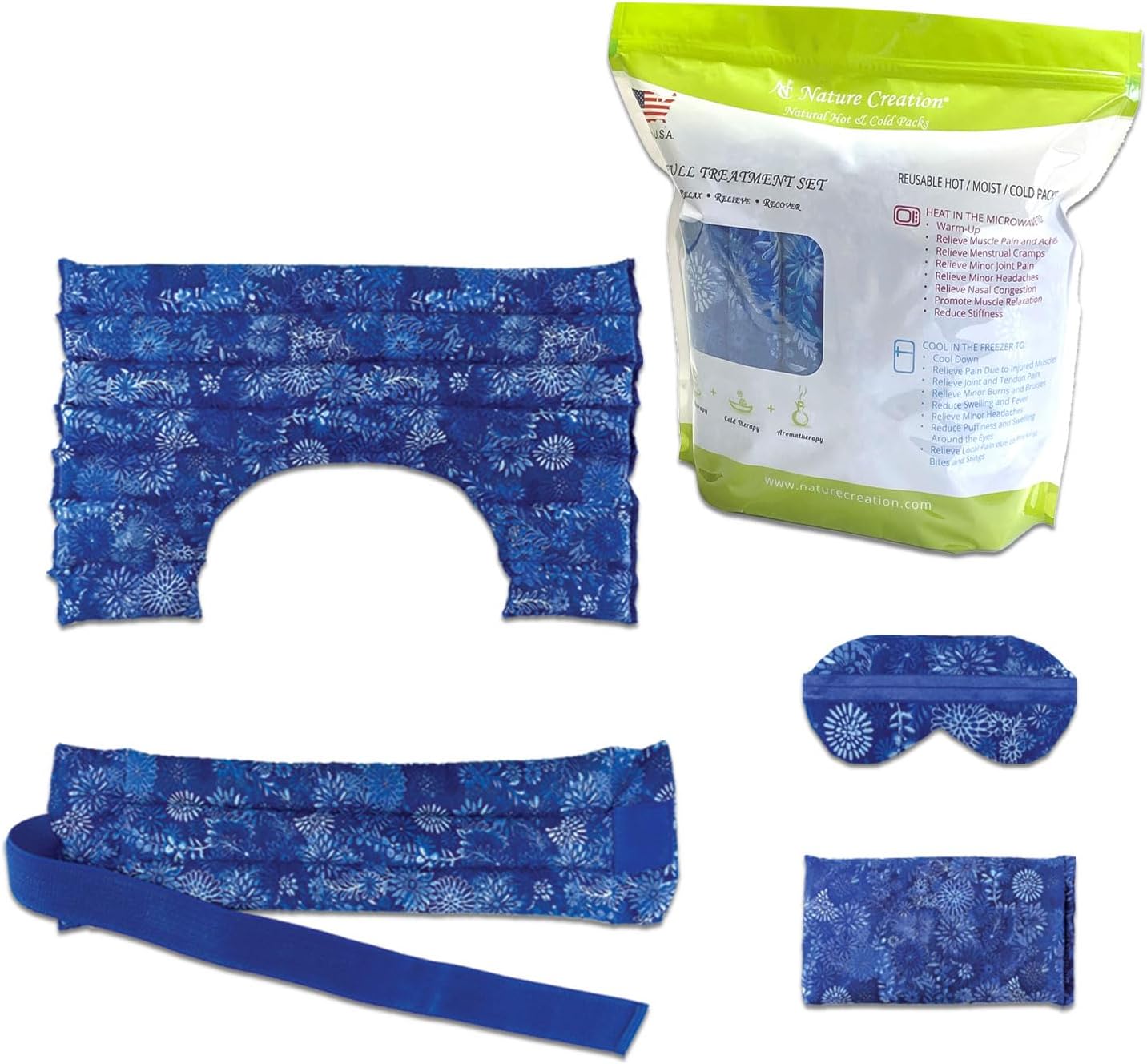 Nature Creation Microwavable Heating Pads Full Set