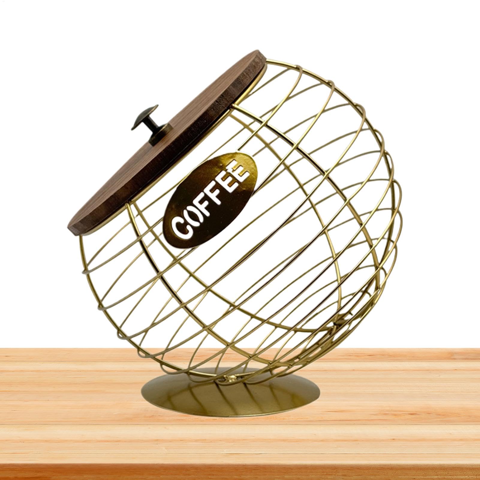Soportes para mostrador de café que solucionan el desorden de cápsulas
