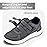 FitVille Diabetic Shoes for Men Extra Wide Width, Mens Diabetic Shoes for Neuropathy, Swollen Feet, Pain Relief with Adjustable Straps(Grey, 10.5 EEW)