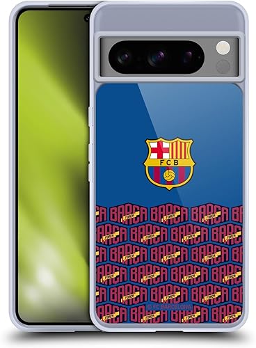 Miniatura 8 de Head Case Designs Officially Licensed FC Barcelona Pattern Forca Barca Soft Gel Case Compatible with Google Pixel 8 Pro