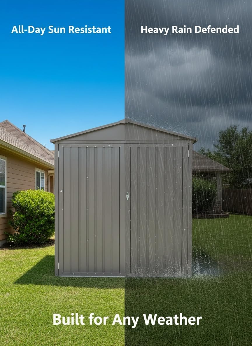 Amazon.com : LLGWGL Motorcycle Outdoor Storage Shed - 10x5 Ft