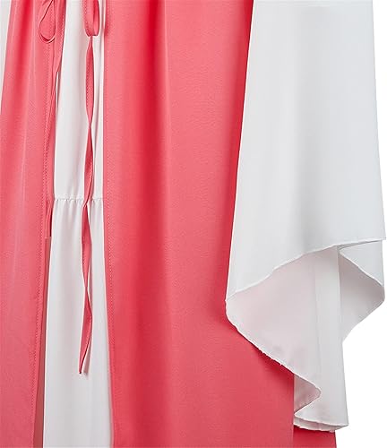 Vista 5 de Zhitunemi Renaissance Costumes for Women Dress Fairy Gothic Gown Chemise Peasant Dress Medieval Costume